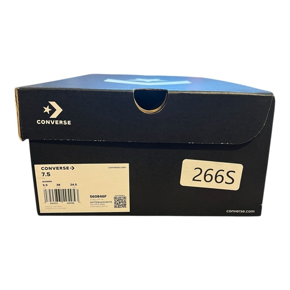 Converse CTAS Lift Hi Chuck Taylor All Star Platform Sneakers – Women’s 7.5 - Picture 7 of 8